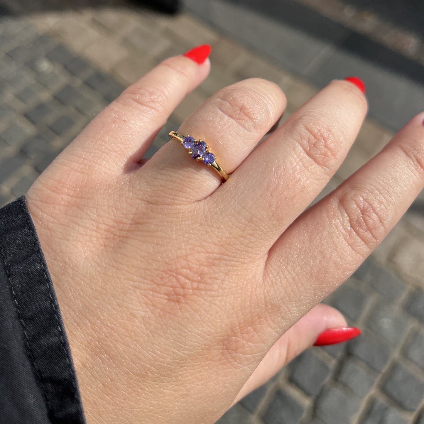 Forgyldt Lilla Tidens Ring