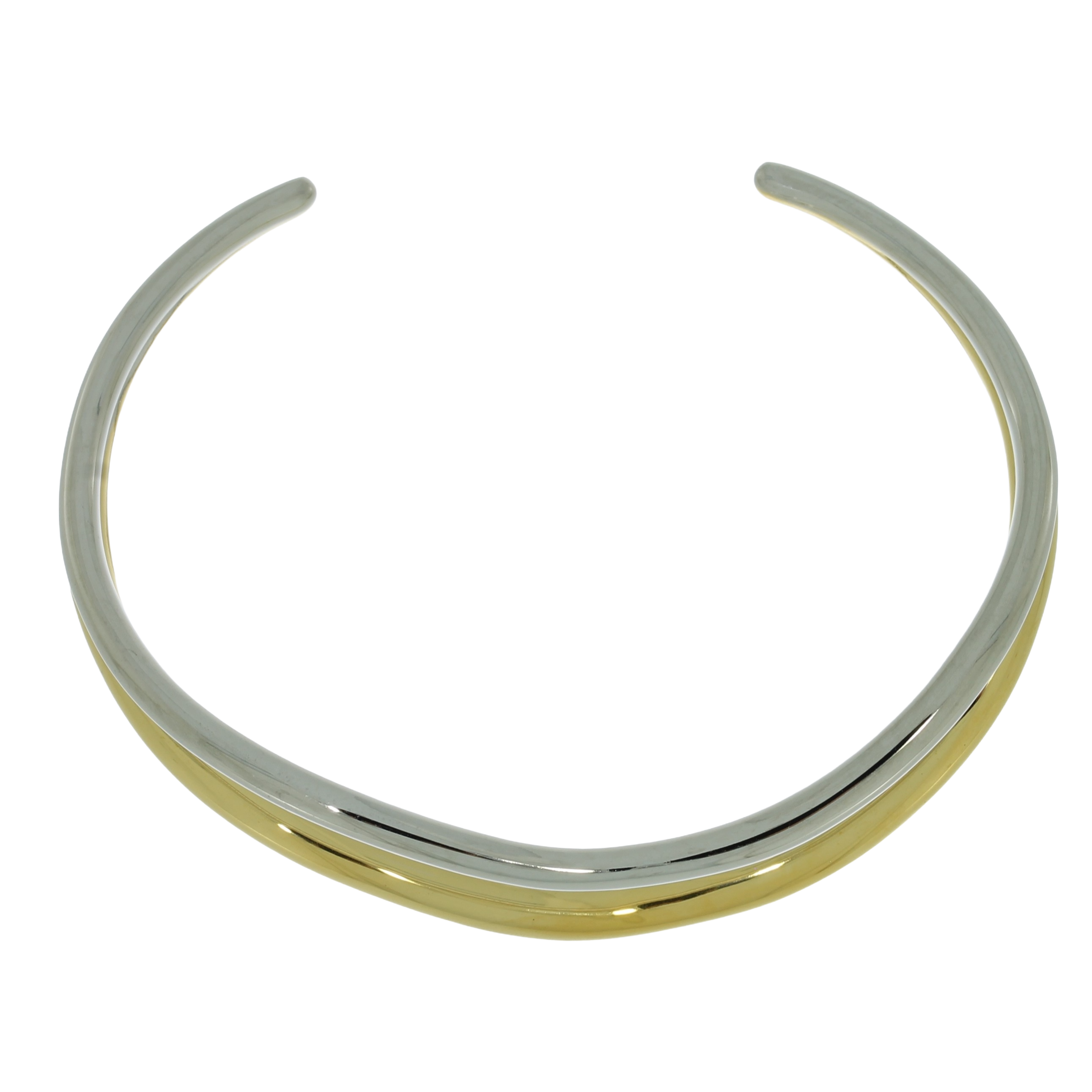 Stål Tofarvet Armring