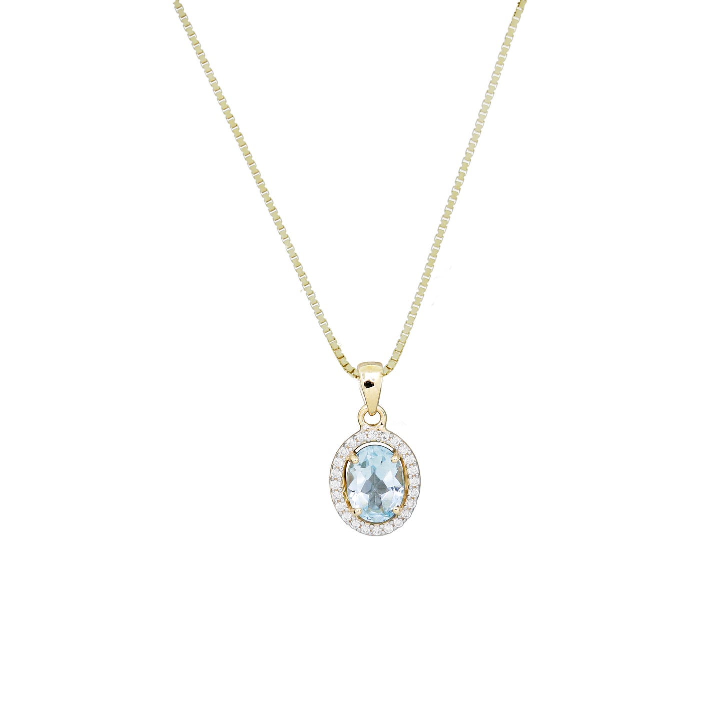 8 Karat Blue Dawn Halskæde