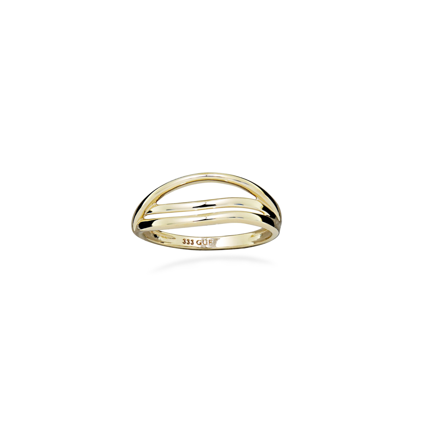 8 Karat Snoet Guldring