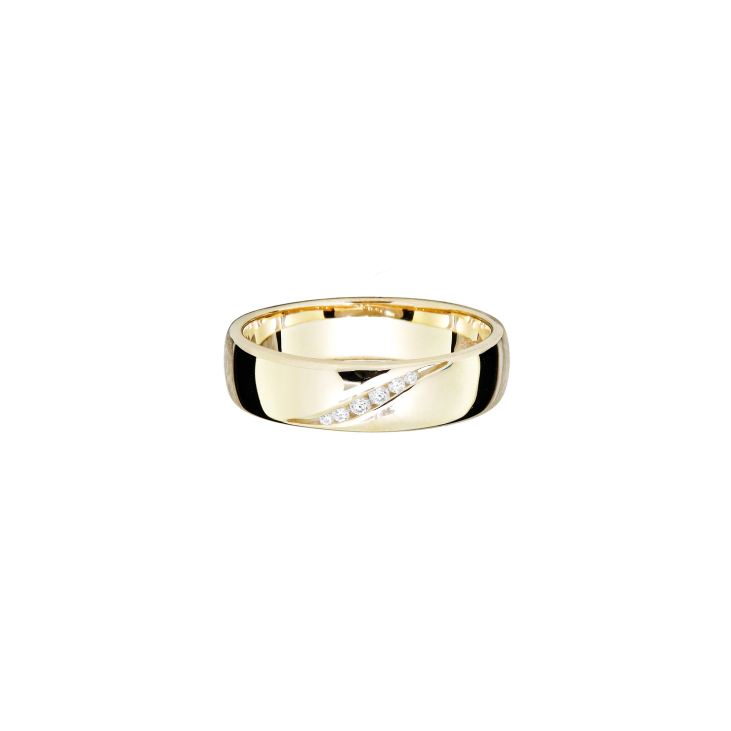 8 Karat Golden Bold Ring