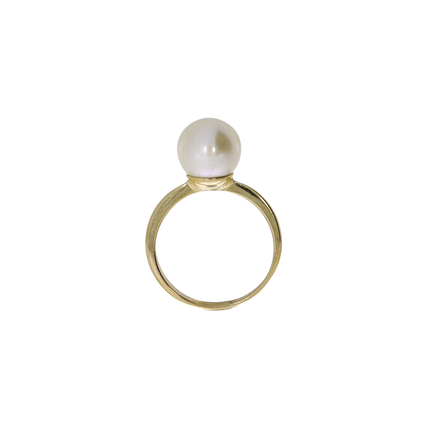 8 Karat Ferskvandsperle Ring