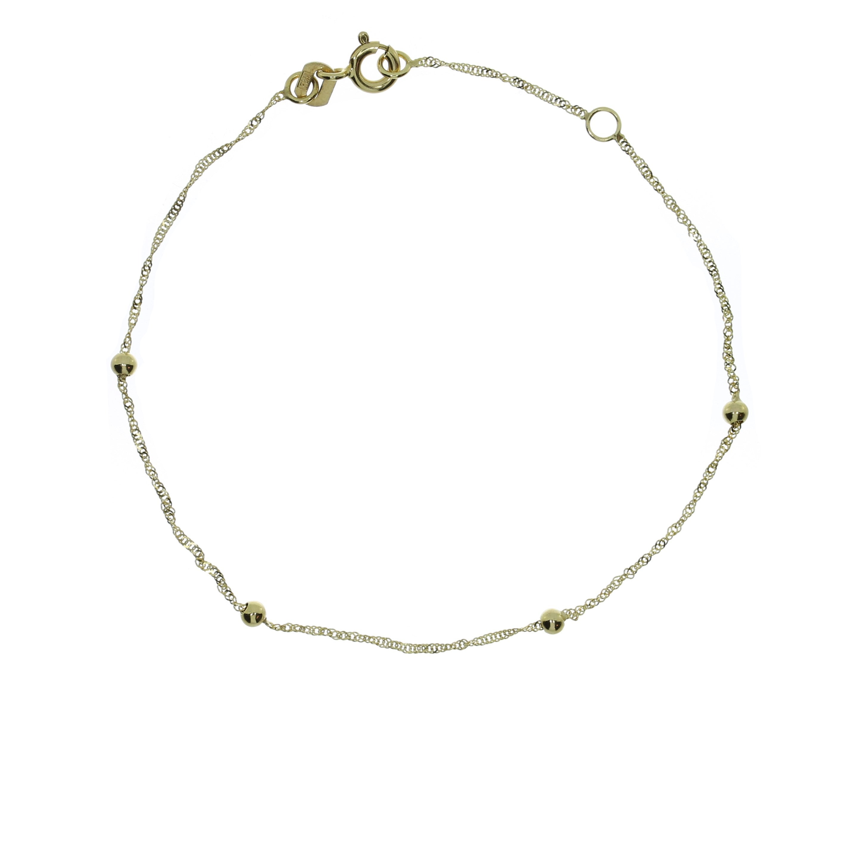 9 karat guldarmbånd