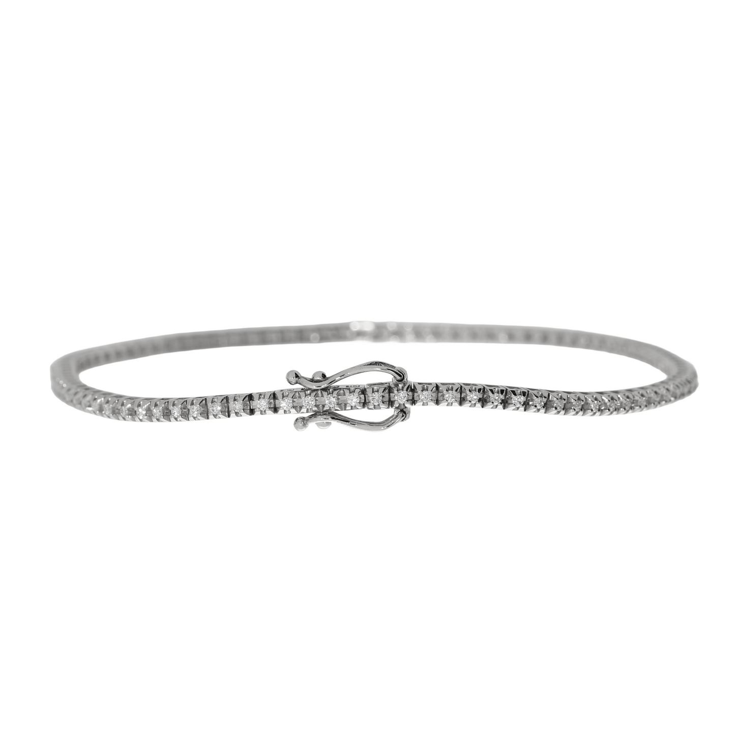 14 Karat Hvidguld Tennisarmbånd 0,50 ct.