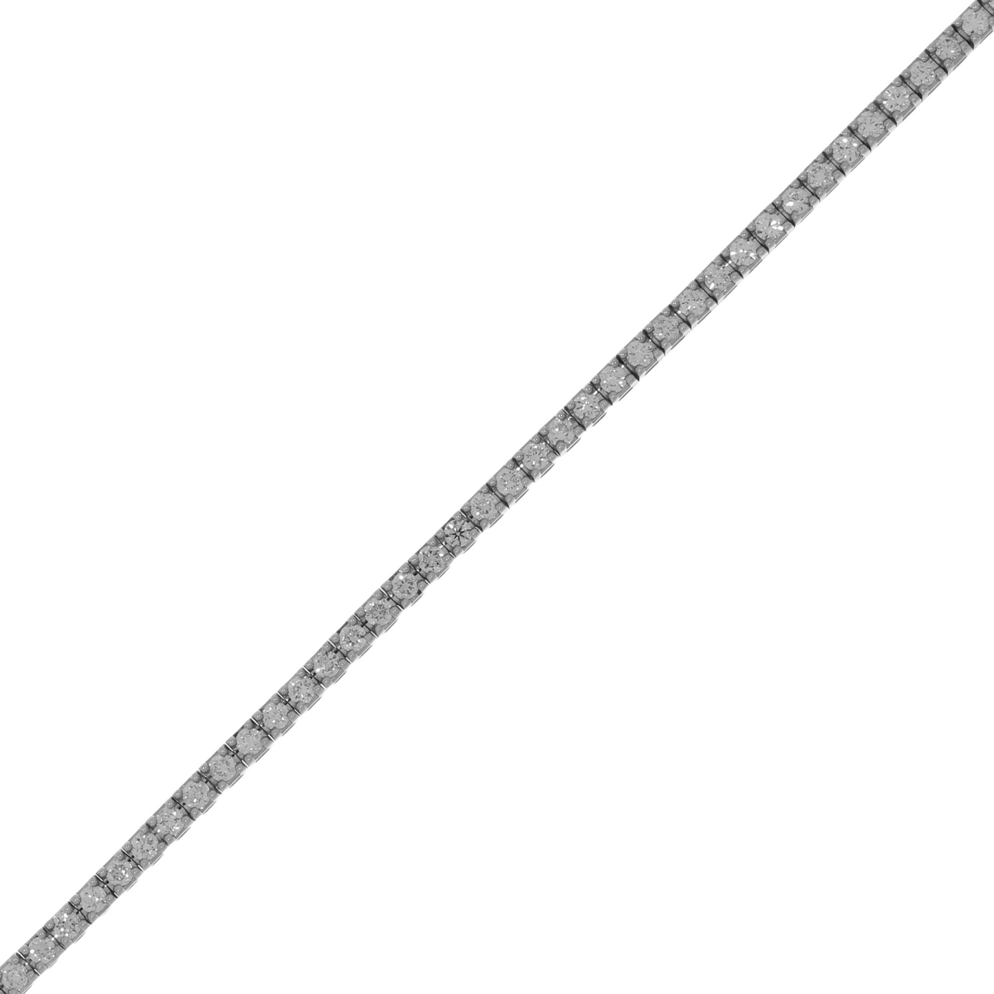 14 Karat Hvidguld Tennisarmbånd 2,0 ct.