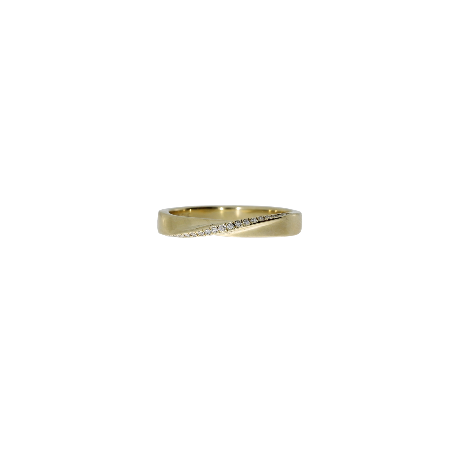 14 Karat Kryds Brillant Ring