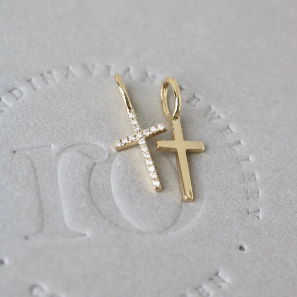 Symbols Kors vedhæng - 18kt Rødguld