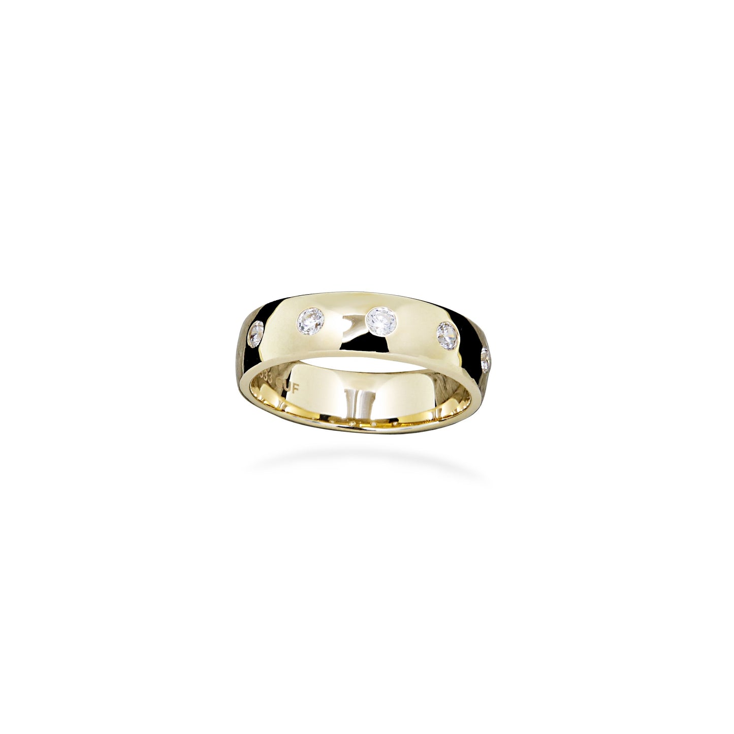 8 Karat Bold Gold Ring