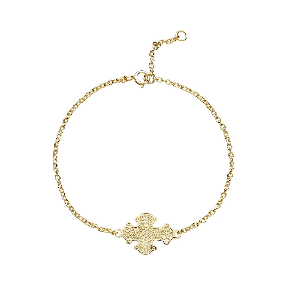 Forgyldt Armbånd med Dagmarkors