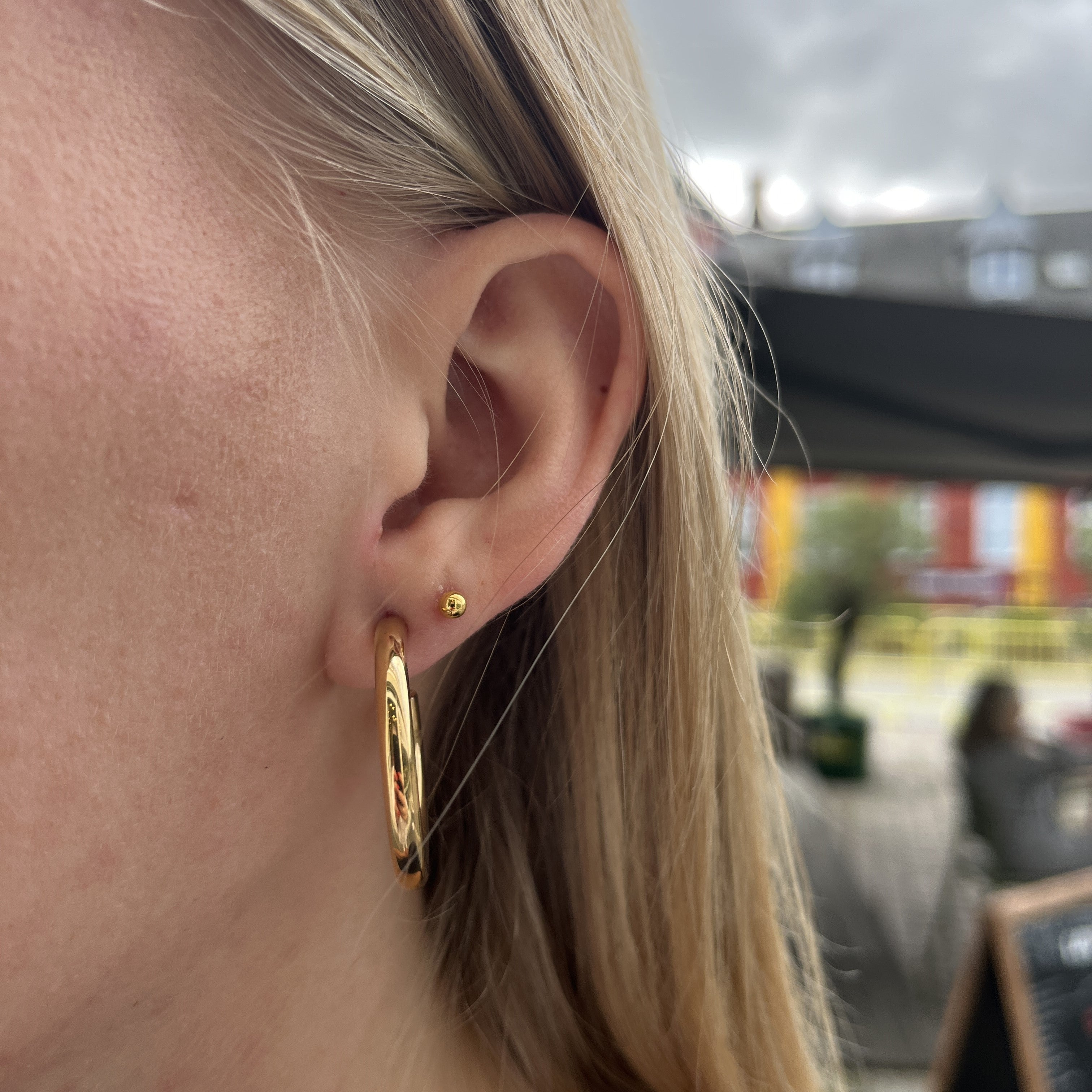 Forgyldt Maxi Creoler