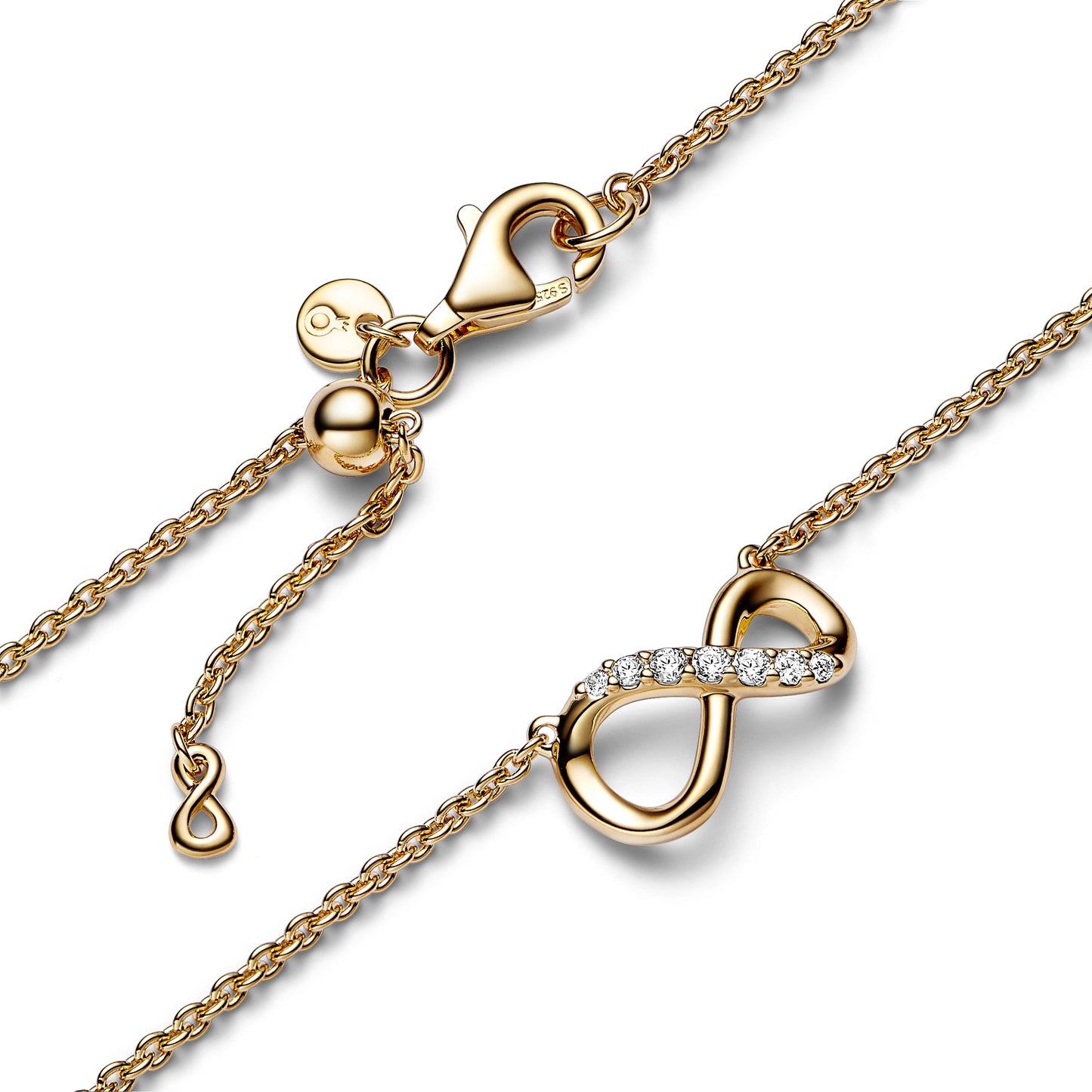 Funklende Uendelighed Collier-Halskæde