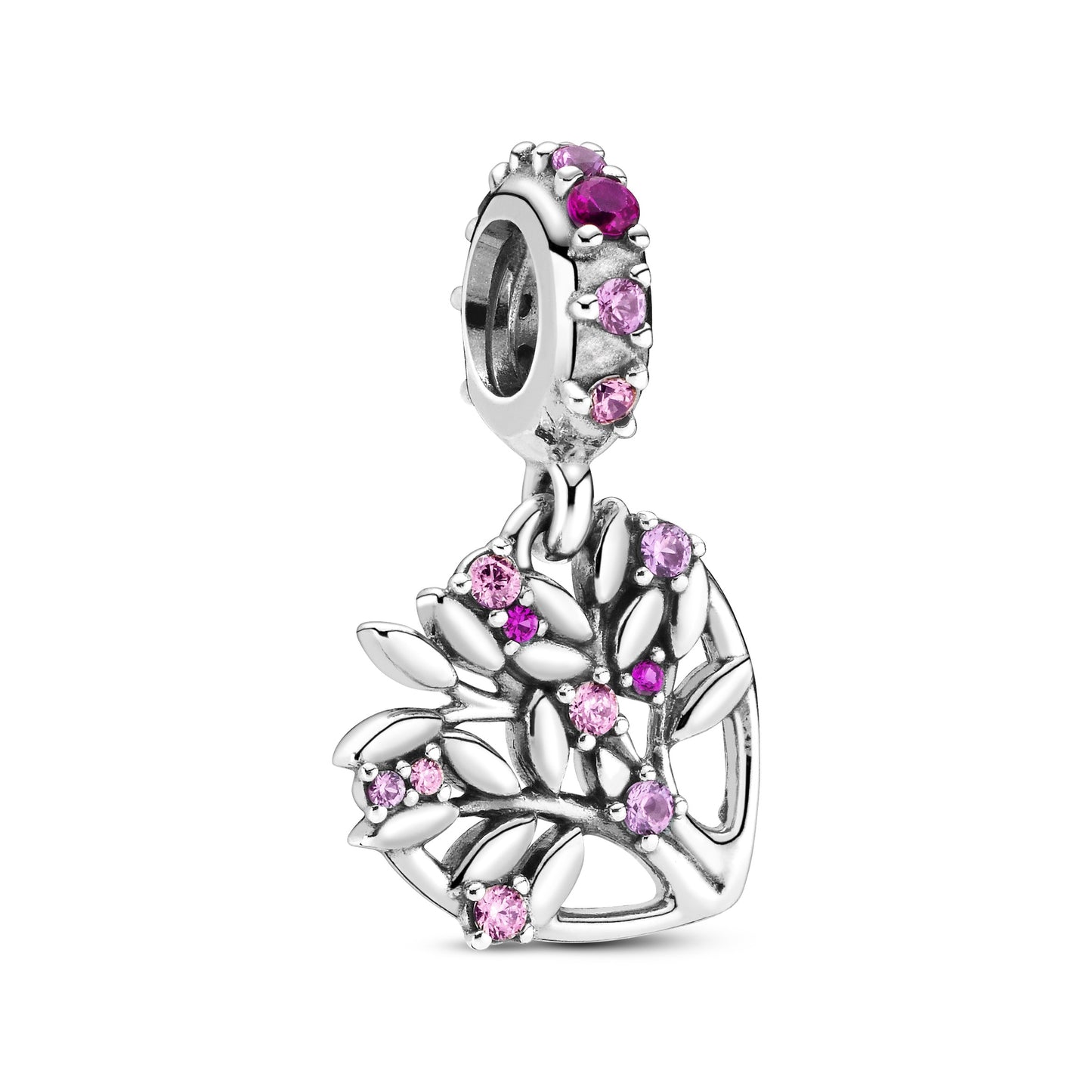 Pink Hjerteformet Slægtstræ Charm