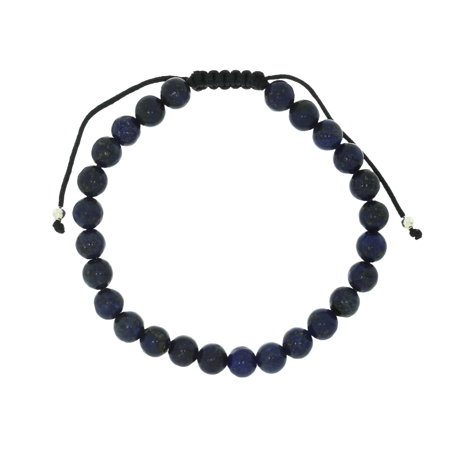 Flettet Armbånd med Lapis