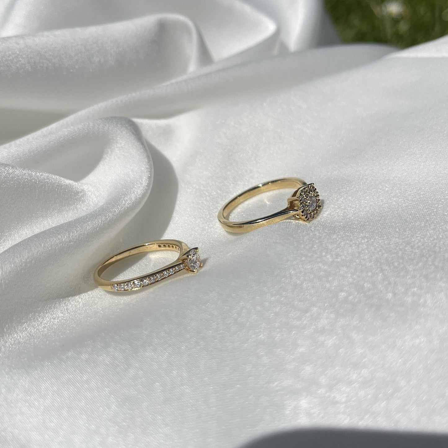 14 Karat Solitaire Ring