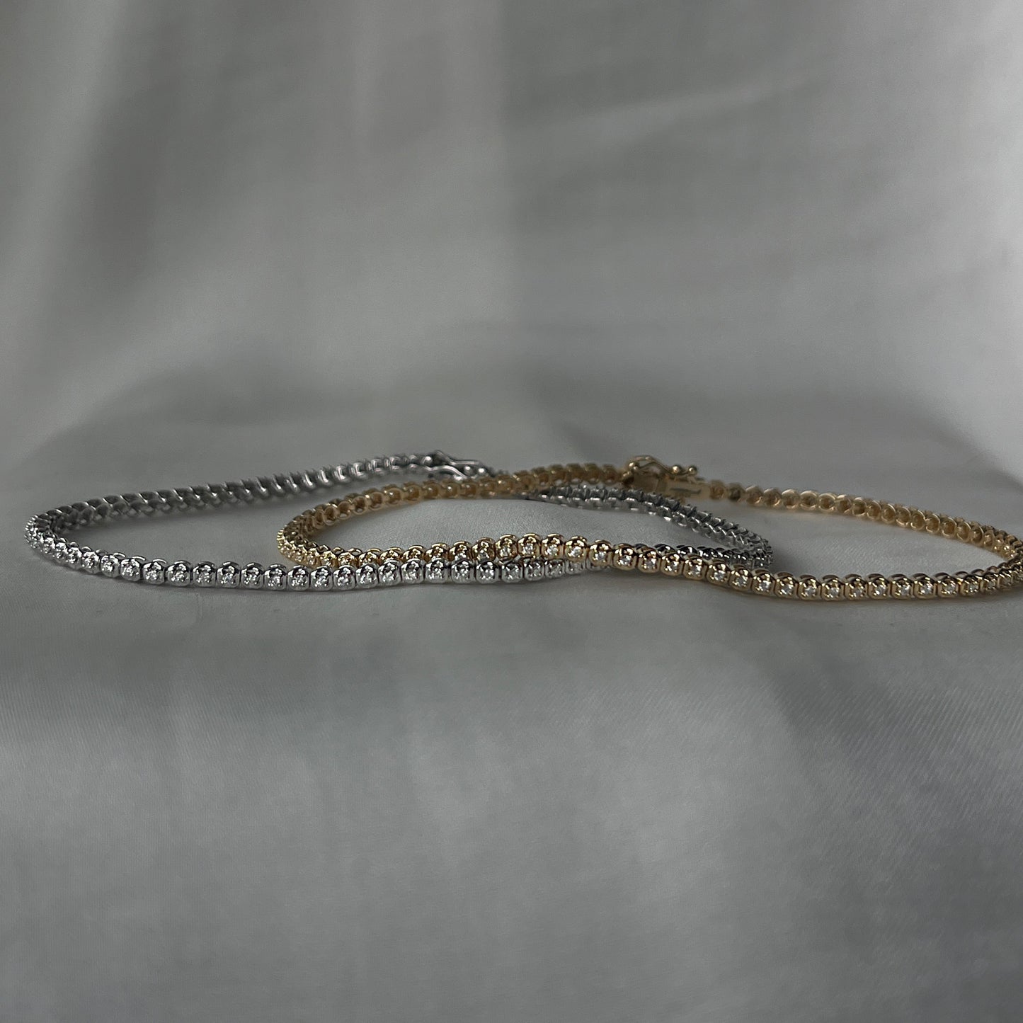 14 Karat Tennisarmbånd 0,33 ct.