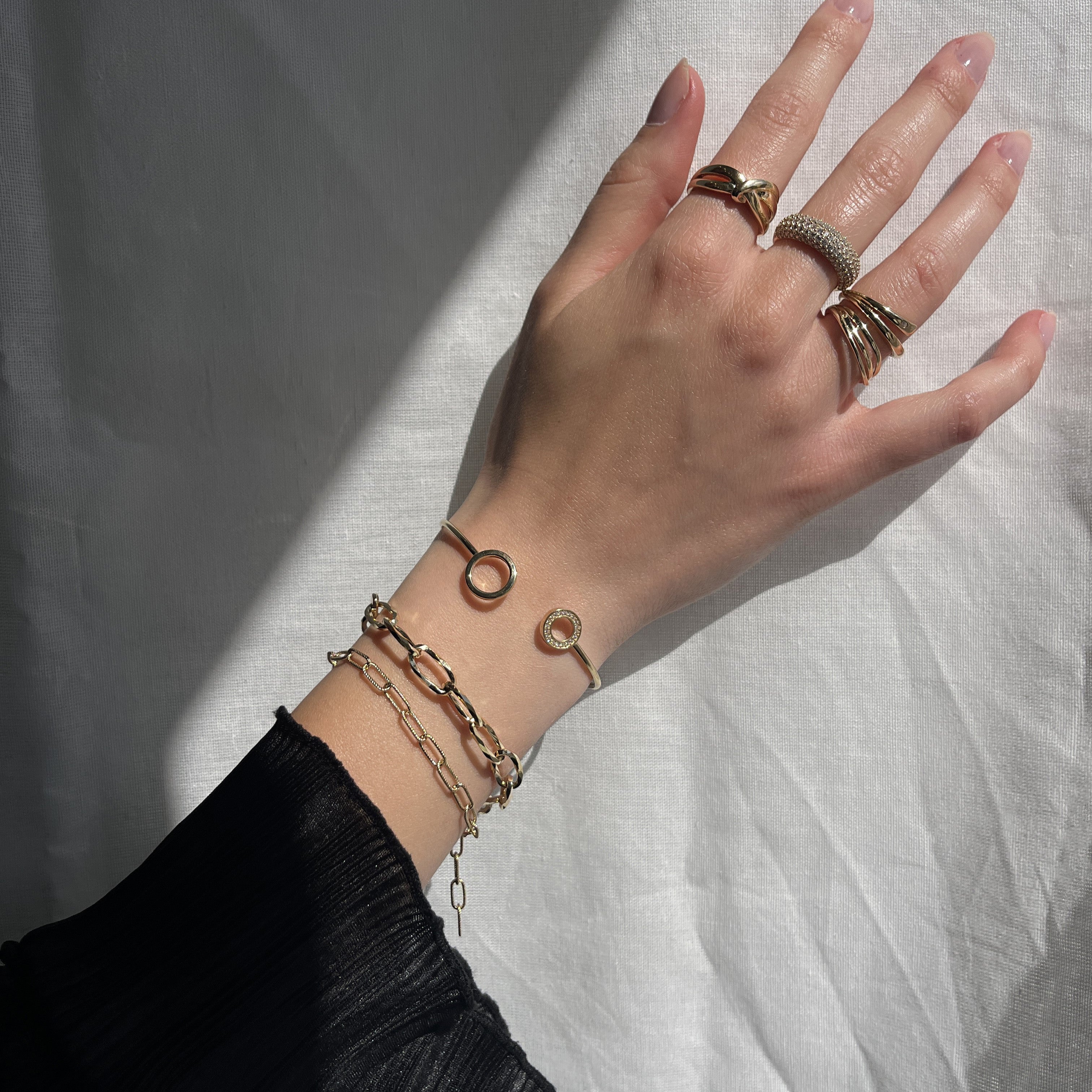 9 karat guldarmbånd