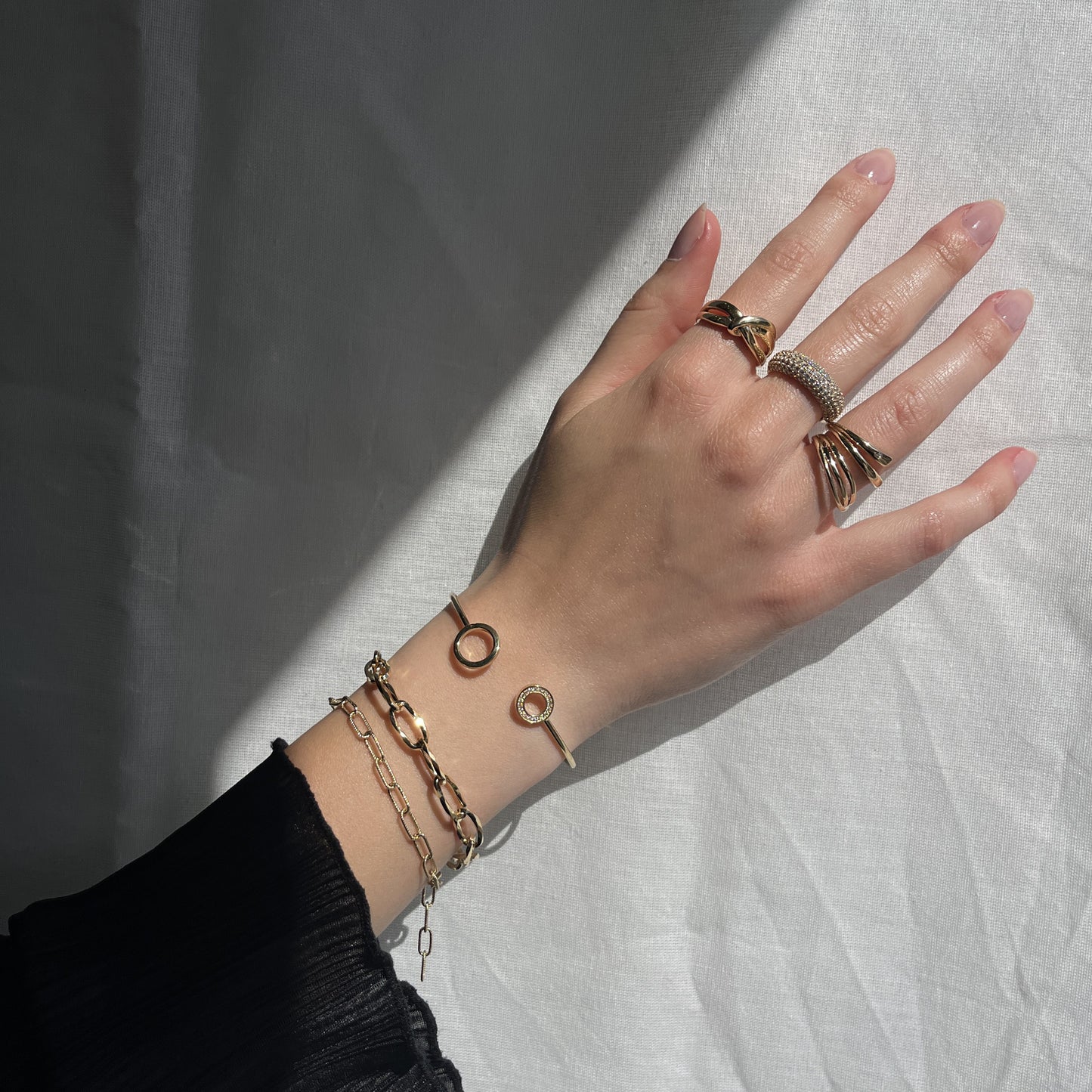 8 Karat Snoet Guldring