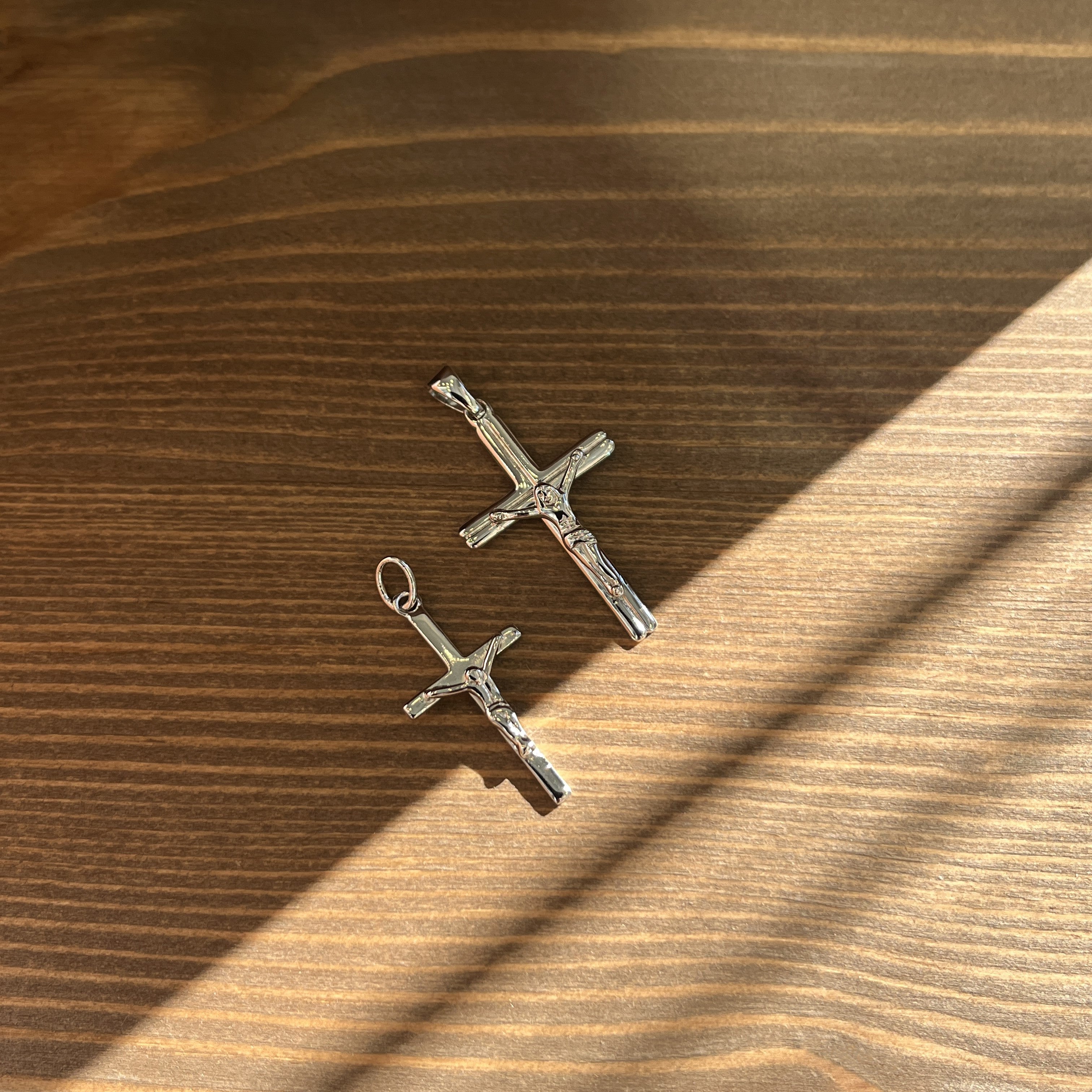 Sølv Krucifiks Halskæde