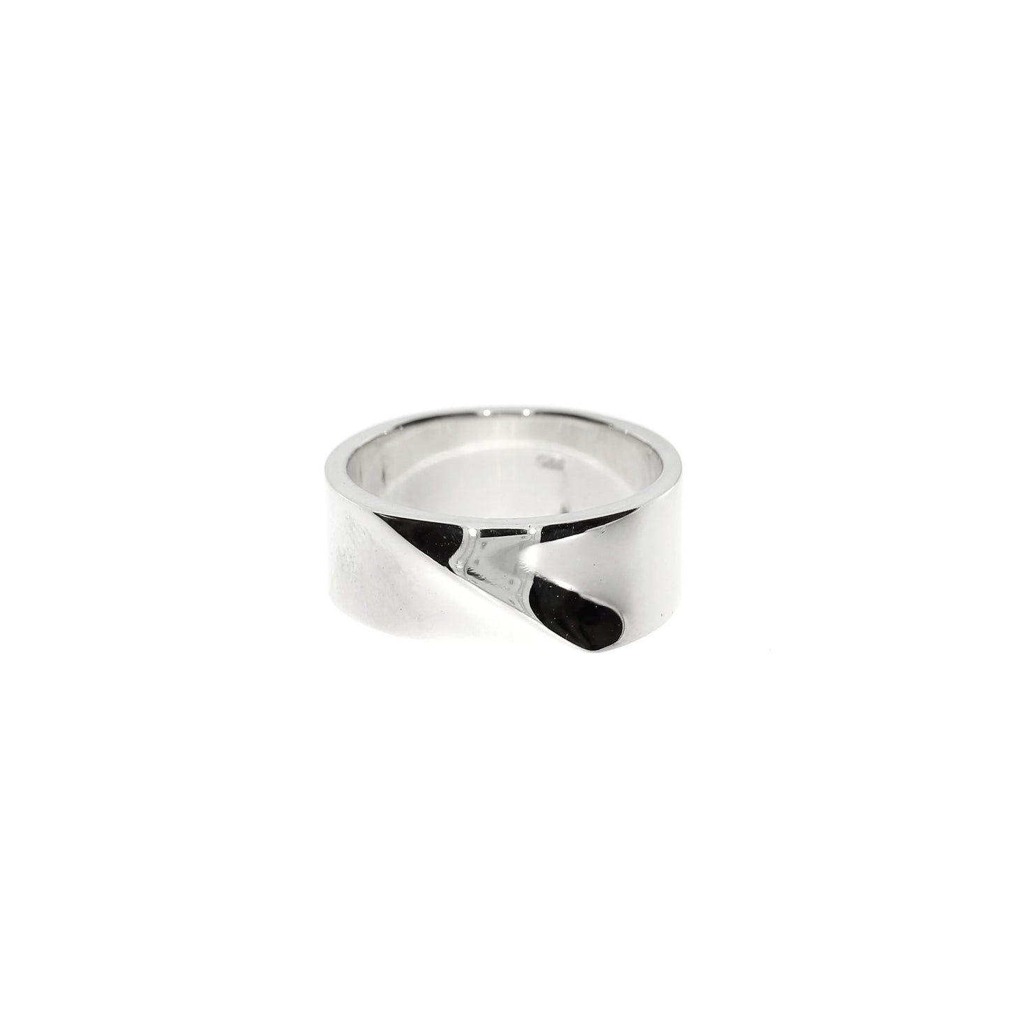 Sølv Bred Classic Ring