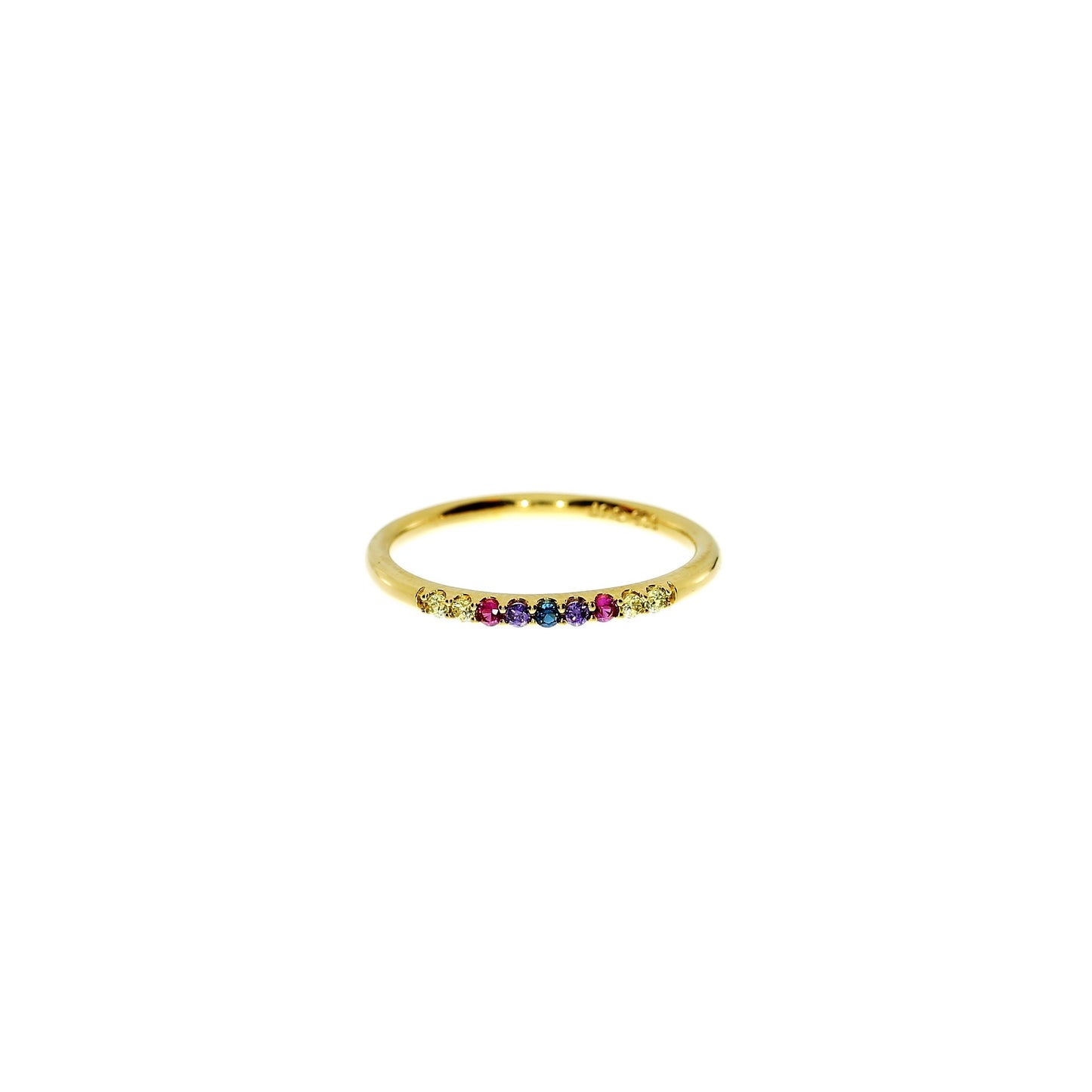 Forgyldt Multicolor Ring