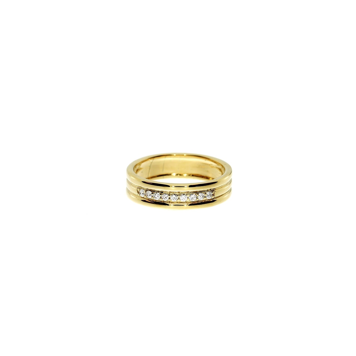 Forgyldt Tre-i-en Ring