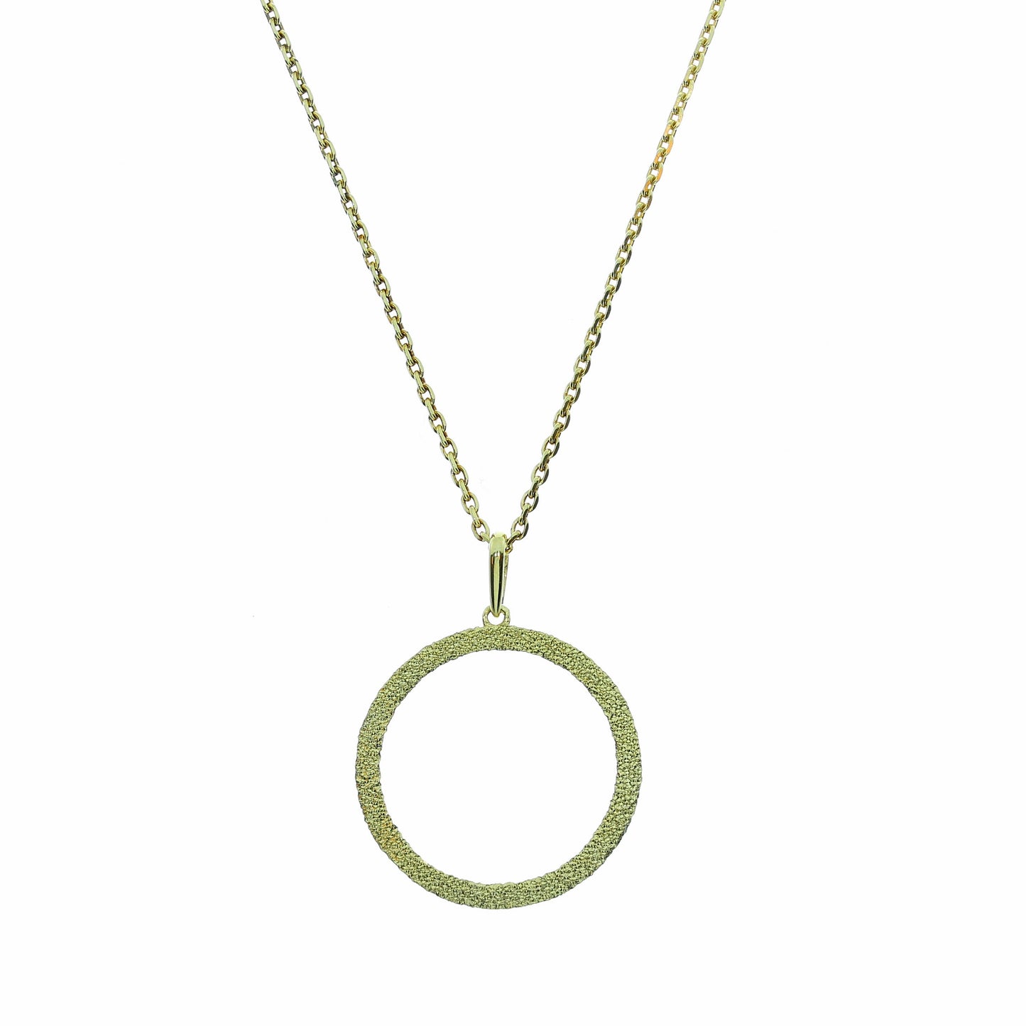 8 Karat Cirkel Vedhæng
