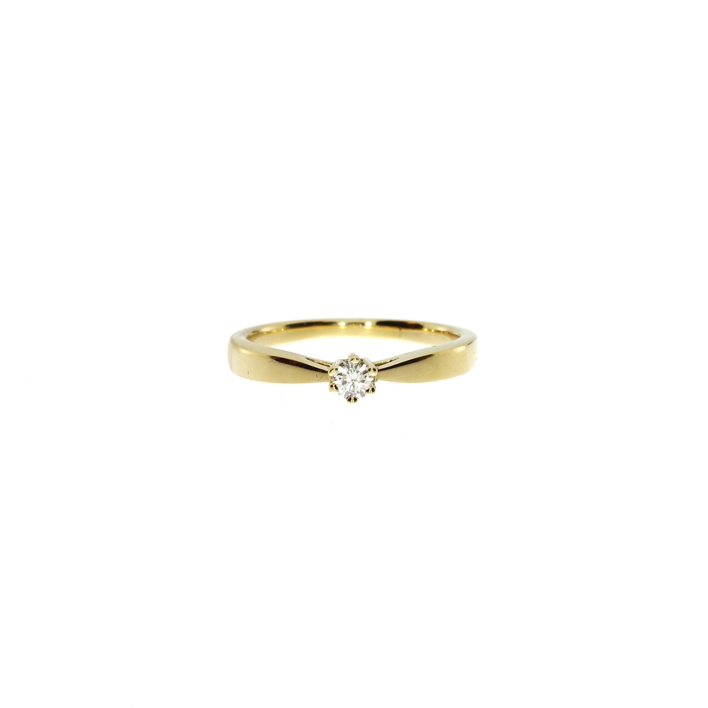 14 Karat Hvidguld Estelle Ring 0,10 ct.