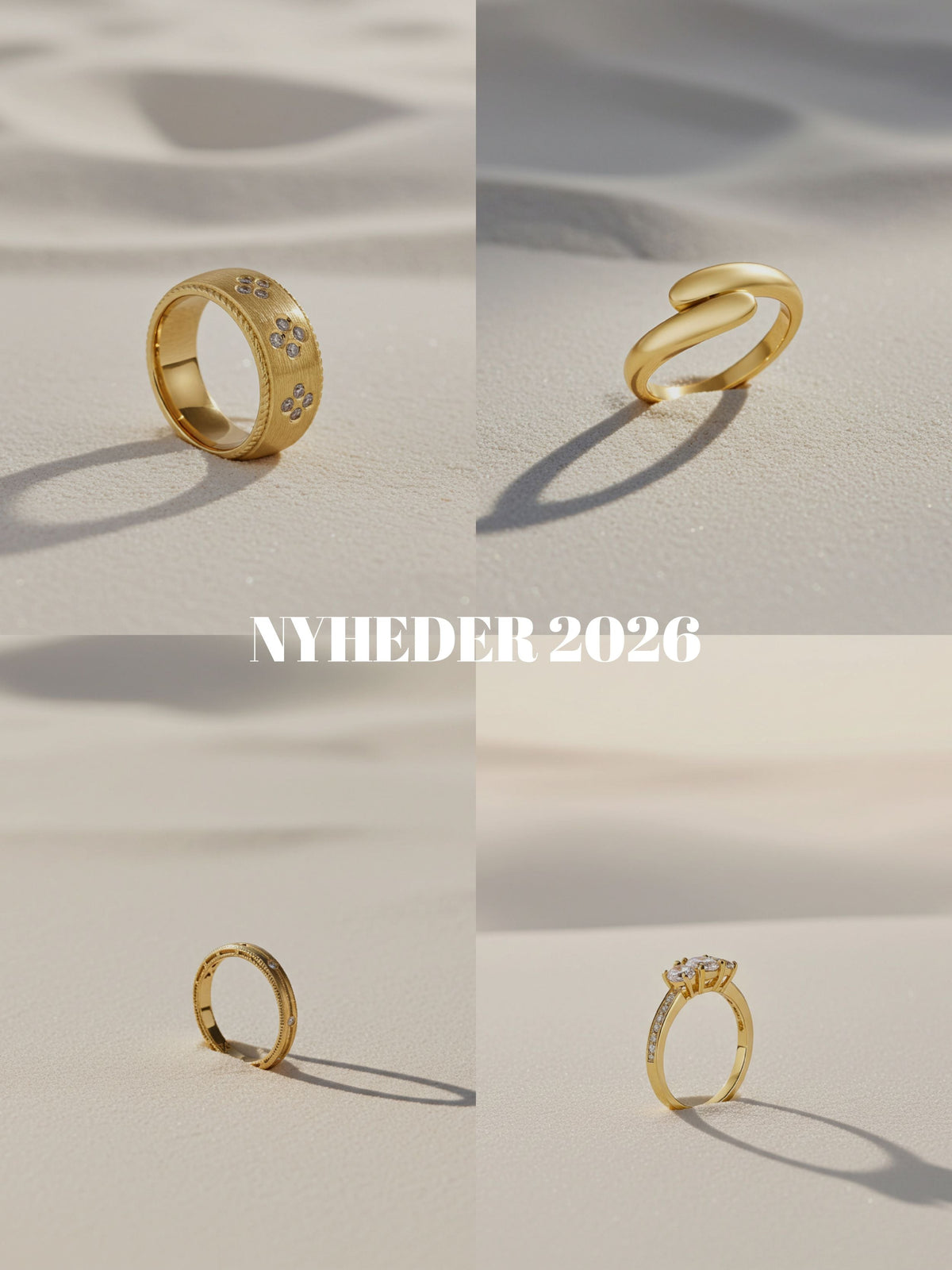 Diamant Kollektion 2026 – Eksklusive 14 kt smykker med tidløst design