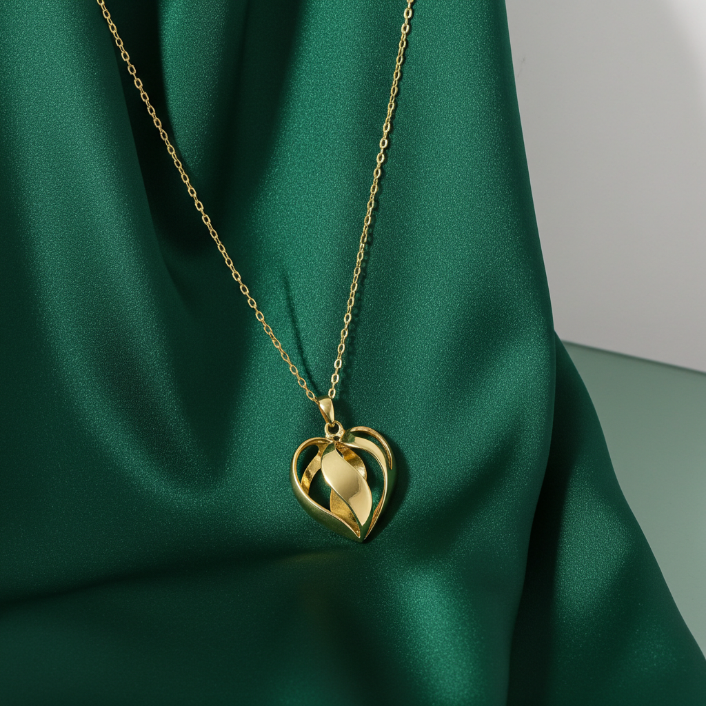 Forgyldt Drømmende Fortællinger Halskæde