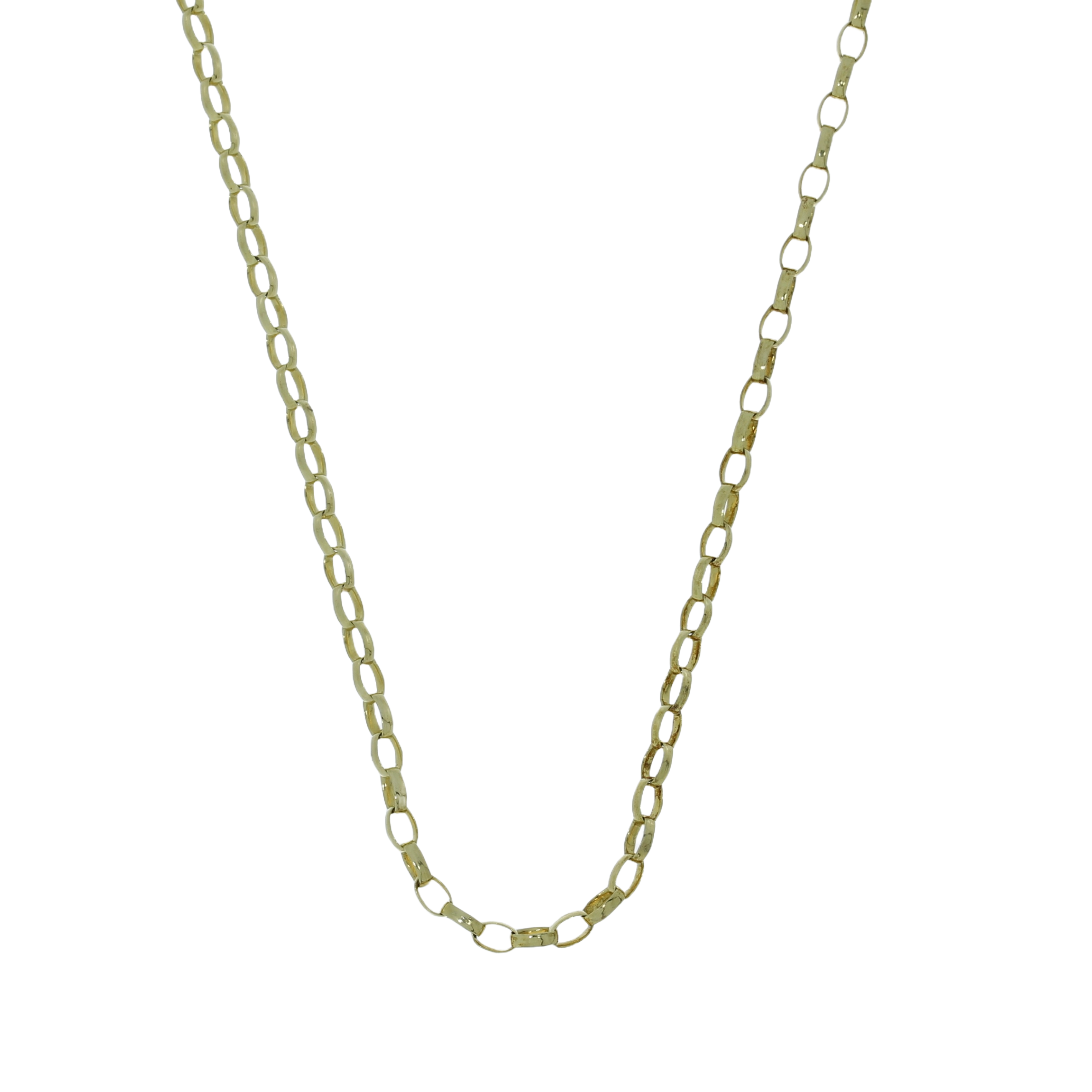 Forgyldt Anker Led Kæde 80cm