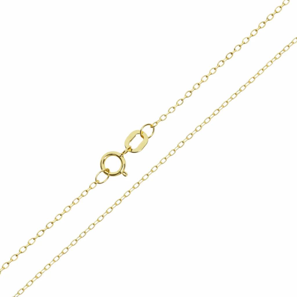 14 Karat Anker Facet Kæde