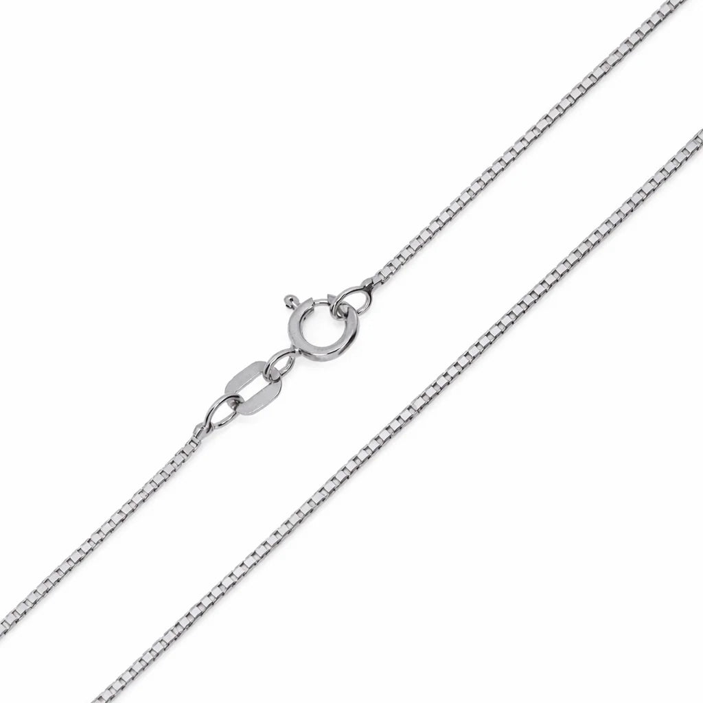 14 Karat Hvidguld Venezia Kæde