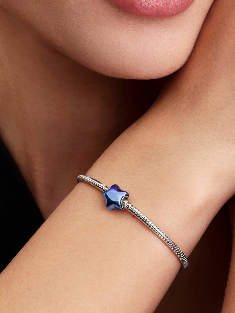 Blå Stjerne Charm