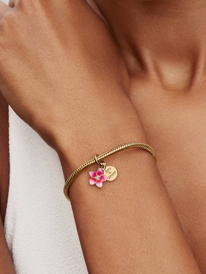 Disney Vaiana Blomster Charm med Vedhæng
