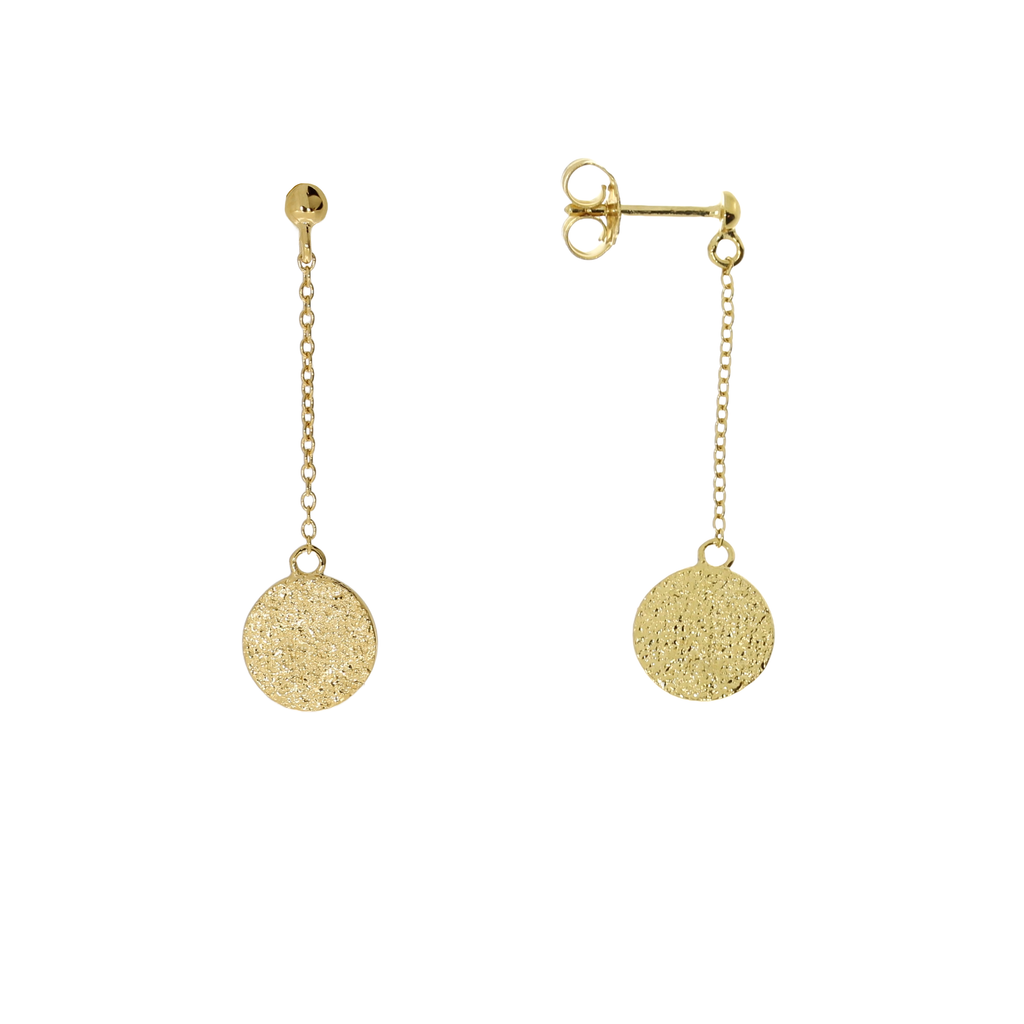 Forgyldt Plade Ørestikker