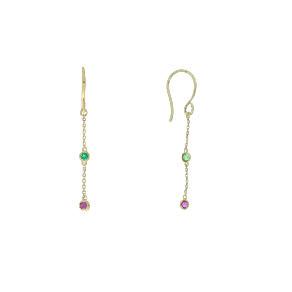 Forgyldte Fie Ørehænger