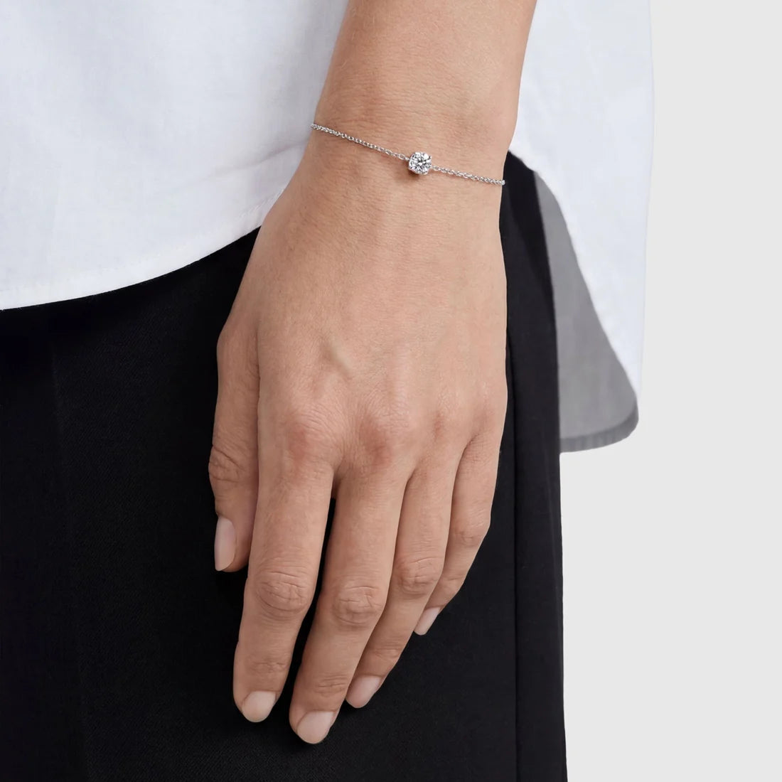 Sif Jakobs Princess Uno armbånd med kubisk zirkon