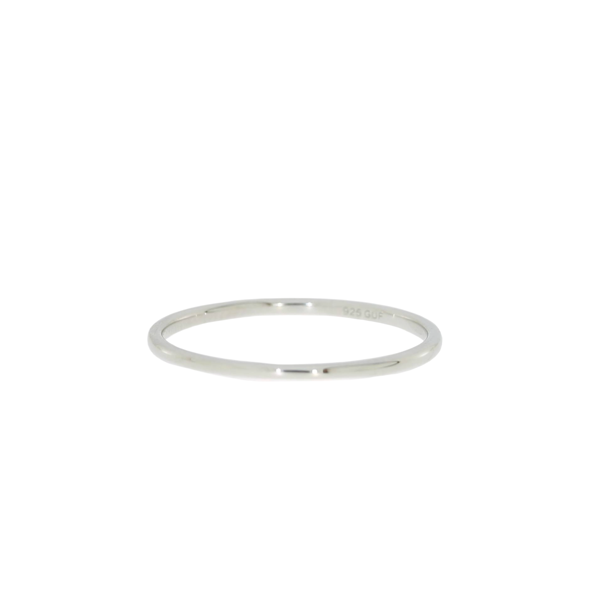 Sølv Stack Ring 1,3 mm