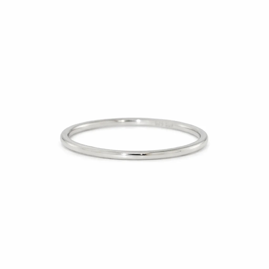 Sølv Stack Ring 1,3 mm
