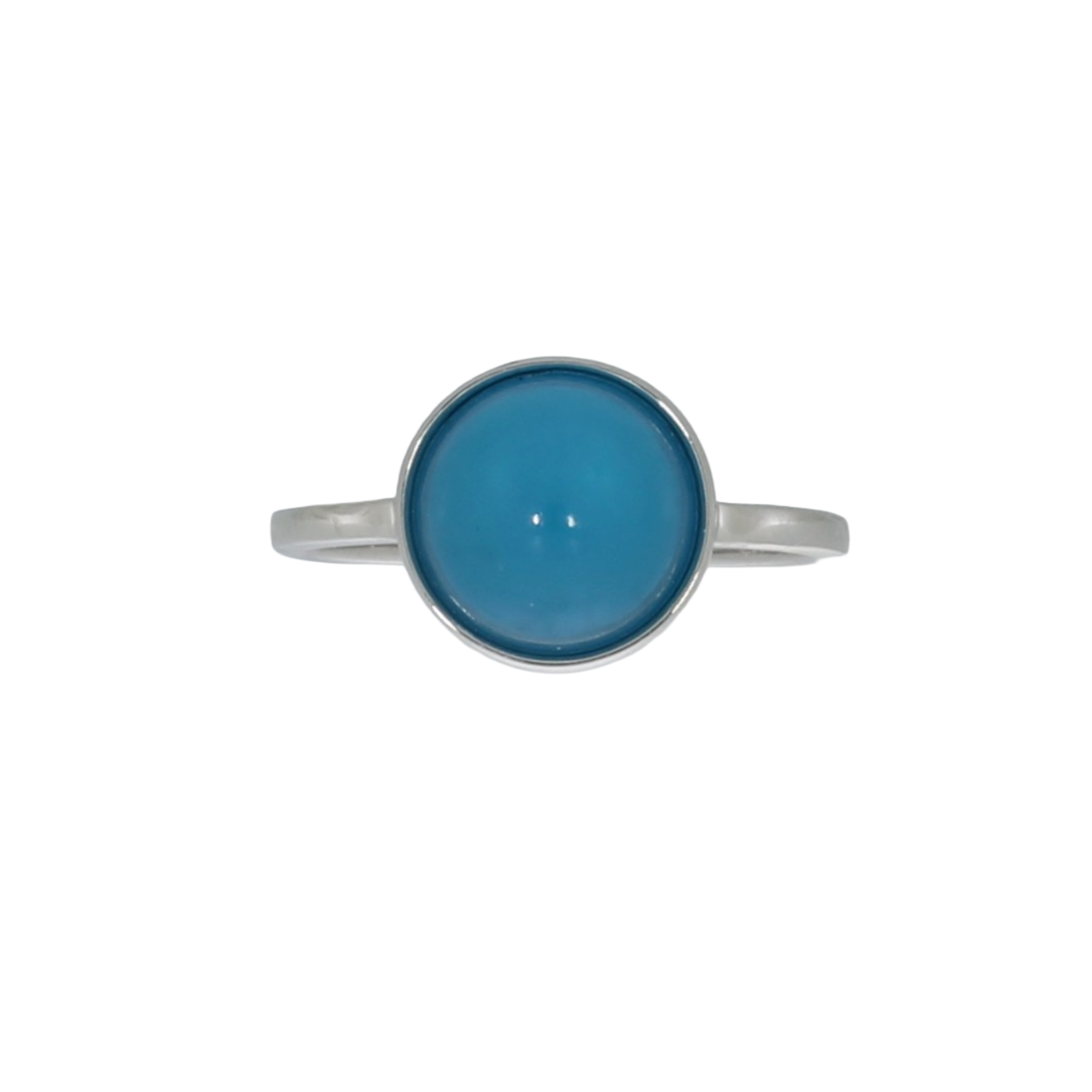 Sølv Luna Blue Ring