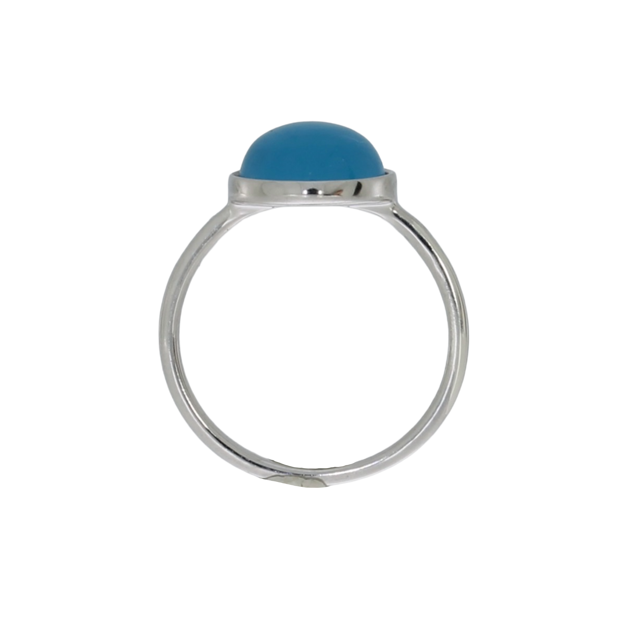 Sølv Luna Blue Ring