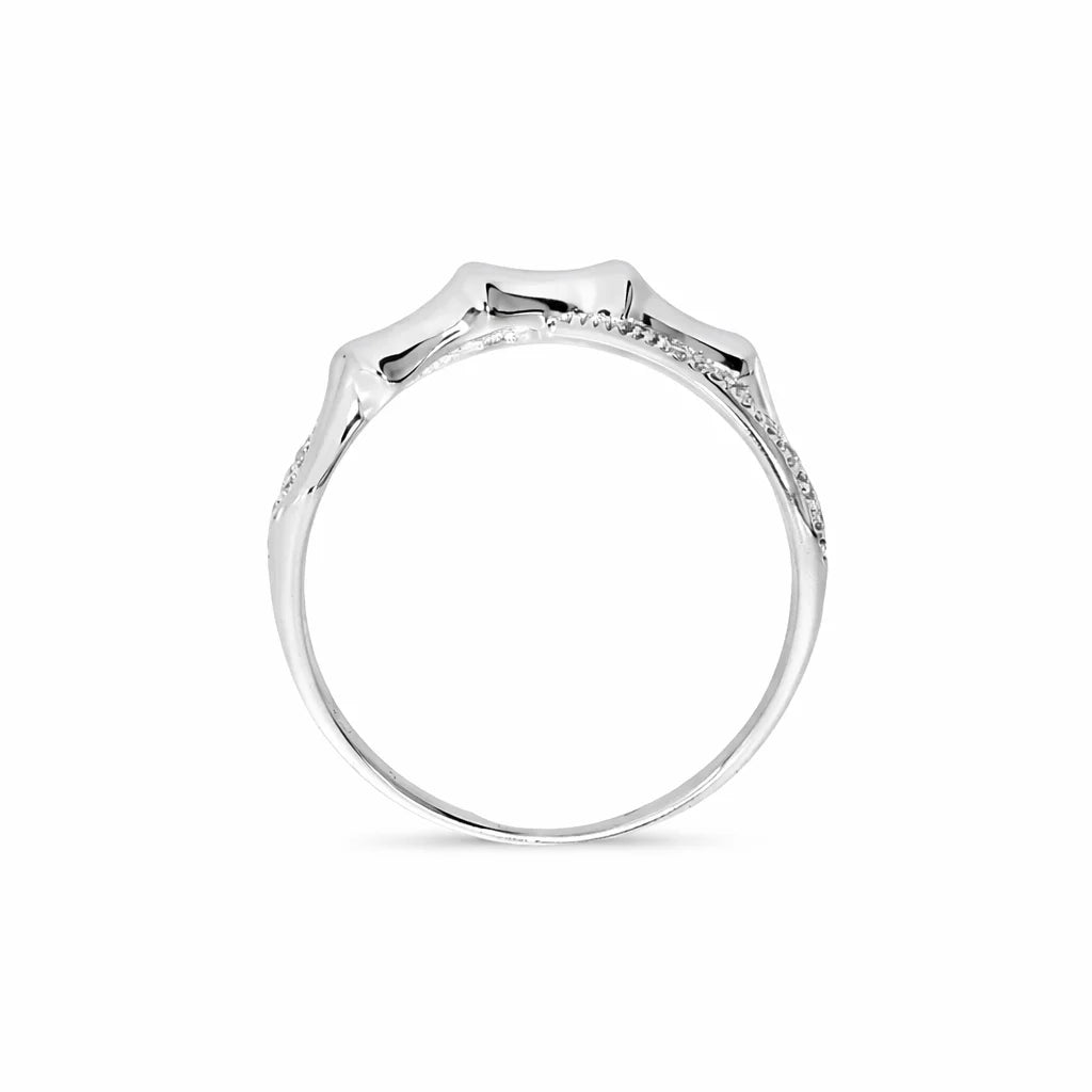 Sølv Kryds Ring