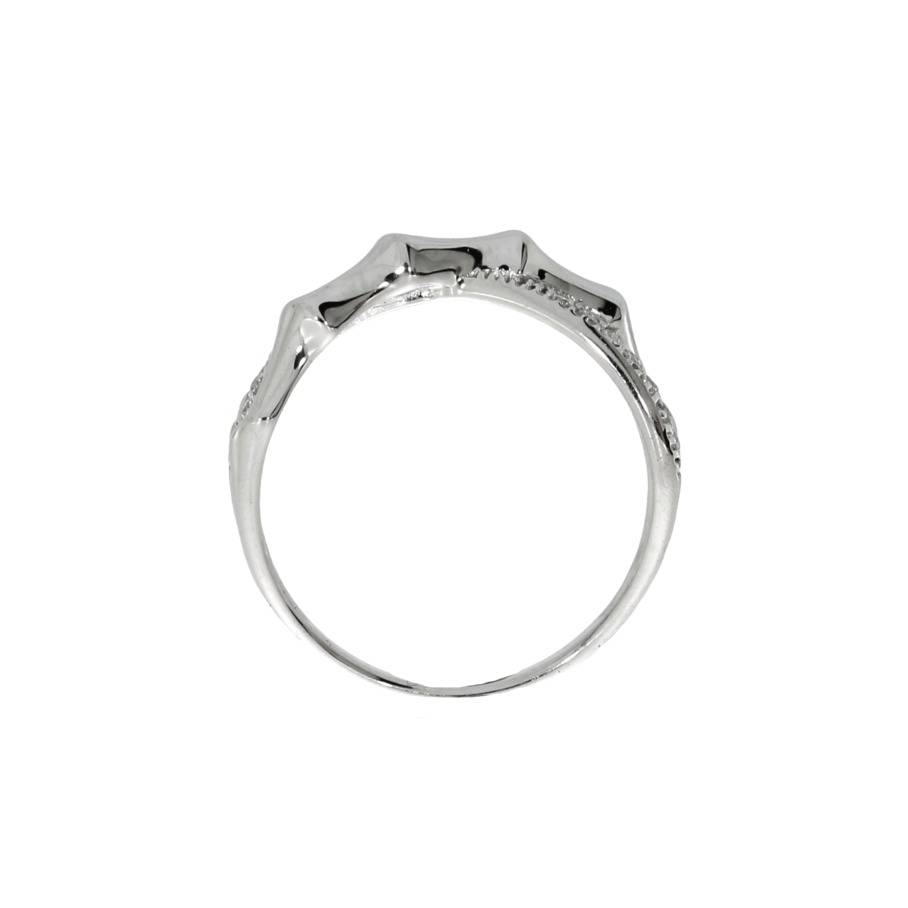 Sølv Kryds Ring