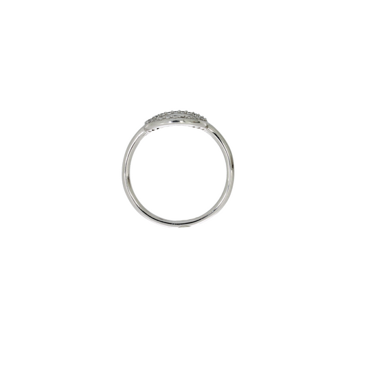 Sølv Funklende Cirkel Ring