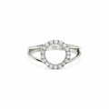 Sølv Cirkel Ring