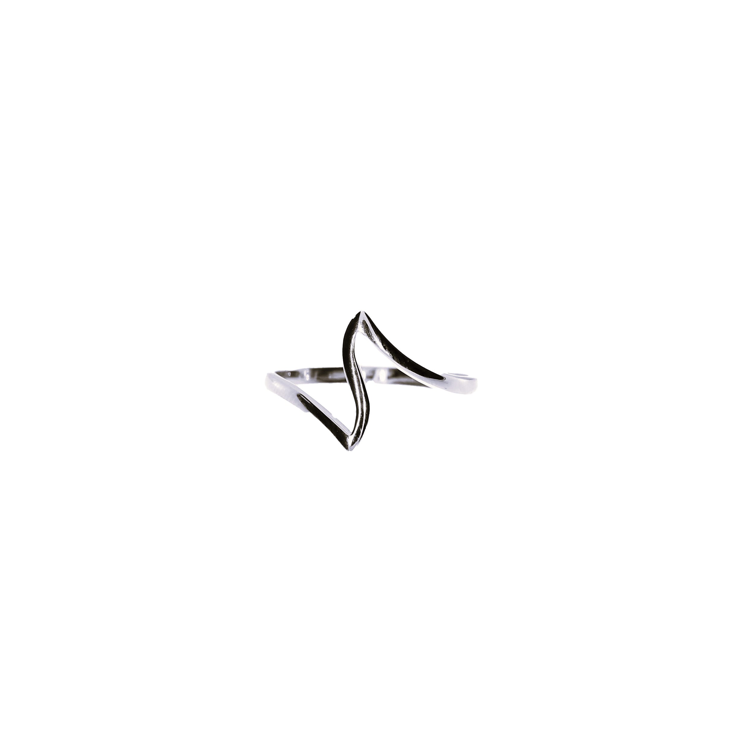 Sølv Zigzag Elegance Ring