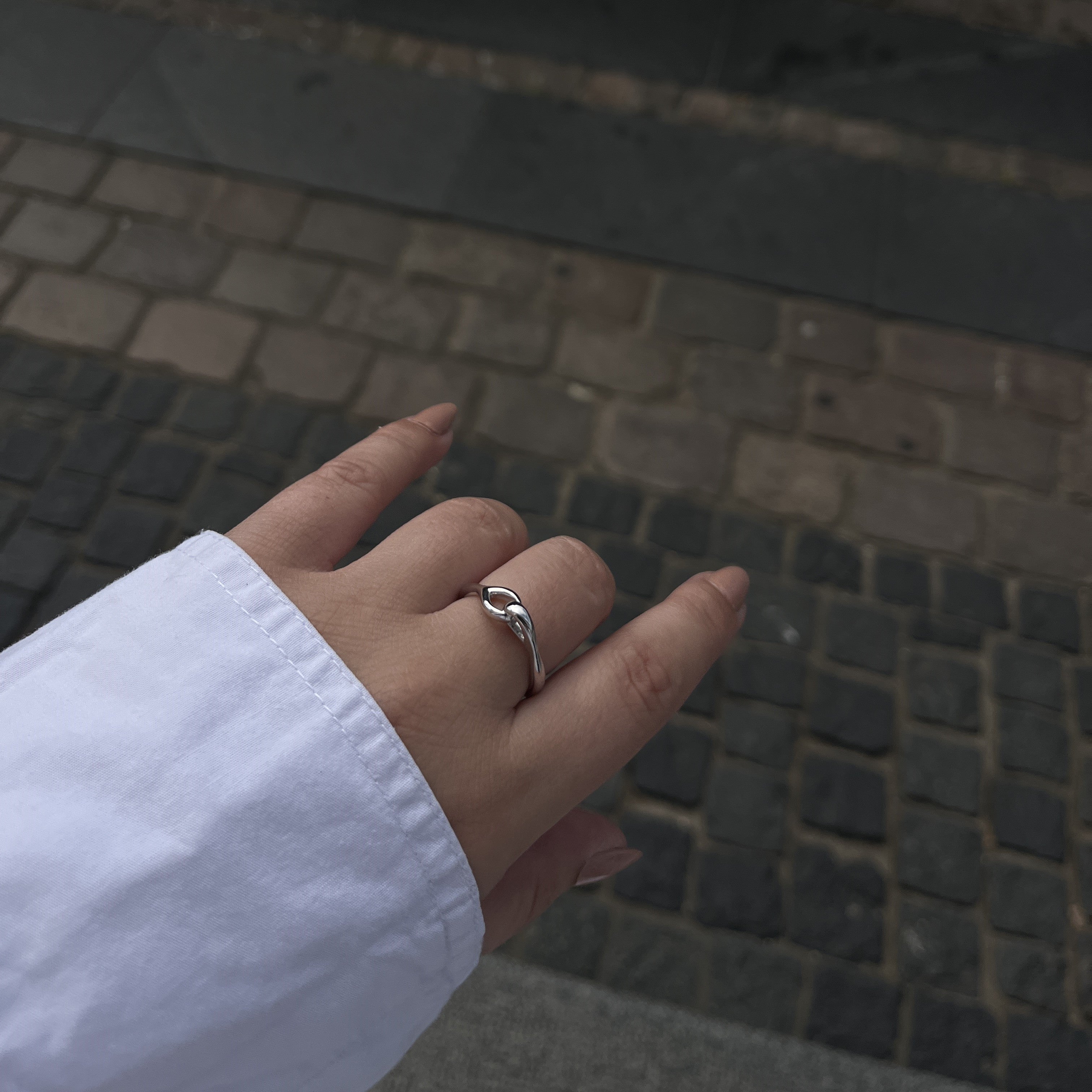 Sølv DuoLink Ring