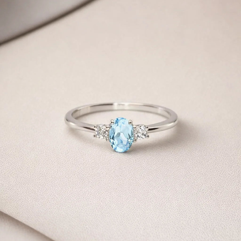 Sølv Skyline Ring