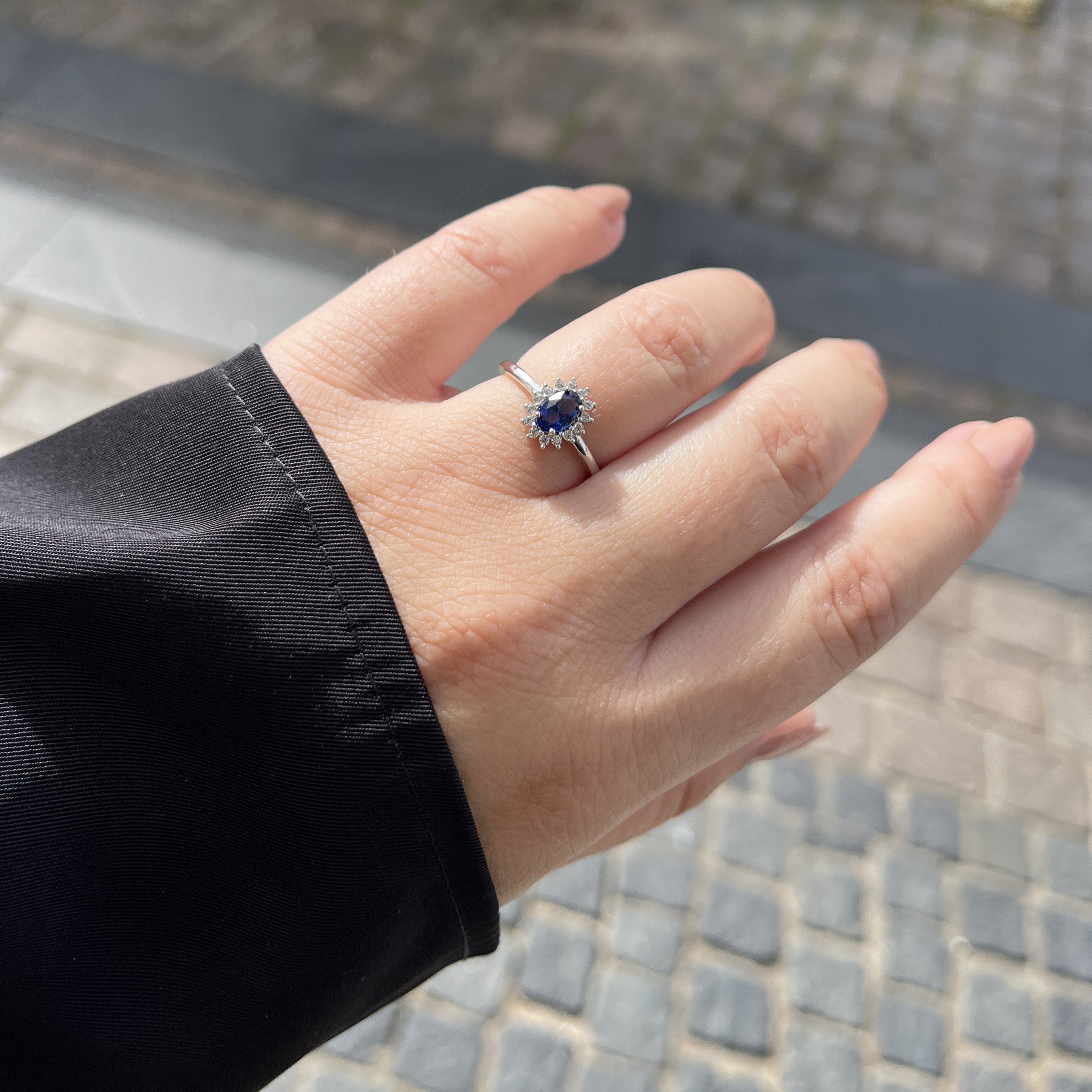 Sølv Roset Ring