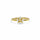 Forgyldt Snefnug Ring